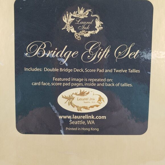 LAUREL LINK Bridge PLAYING CARDS DOUBLE DECK TEE TIME GOLF THEME NEW SEALED - Picture 11 of 16